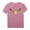 Captain Marvel Gleaming Chest Logo Graphic T-Shirt - Offiziell lizenzierter Marvel Fanartikel