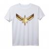 Captain Marvel Gleaming Chest Logo Graphic T-Shirt - Offiziell lizenzierter Marvel Fanartikel