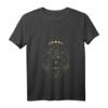 Damen Boho Pilze & Minimalismus Cottagecore T-Shirt mit V-Ausschnitt – Goblincore, Esoterik & Vintage Design für Natur- und Pilzliebhaber