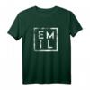 Herren Emil Minimalismus T-Shirt – Lustiges Geschenk für Papa, Vater oder Arbeitskollegen mit dem Namen Emil