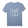 Herren Emil Minimalismus T-Shirt – Lustiges Geschenk für Papa, Vater oder Arbeitskollegen mit dem Namen Emil