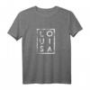 Louisa Minimalismus T-Shirt – Personalisierte Überraschung für Mama, Mutter oder Kollegin mit dem Vornamen Louisa