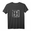 Damen Vera Minimalismus T-Shirt - Persönliches Geschenk für Mütter, Freundinnen und Arbeitskolleginnen mit dem Namen Vera