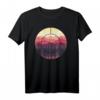 Wald Natur Kreis Minimalismus T-Shirt – Stilvolles Geometrie-Design für Natur- und Waldliebhaber