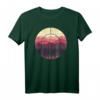 Wald Natur Kreis Minimalismus T-Shirt – Stilvolles Geometrie-Design für Natur- und Waldliebhaber