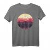 Wald Natur Kreis Minimalismus T-Shirt – Stilvolles Geometrie-Design für Natur- und Waldliebhaber