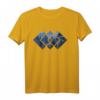 Wald Natur Quadrat Minimalismus Langarmshirt - Geometrisches Wald-Design, klassisch geschnitten, langlebige Qualität