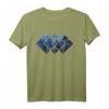 Wald Natur Quadrat Minimalismus Langarmshirt - Geometrisches Wald-Design, klassisch geschnitten, langlebige Qualität