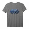 Wald Natur Quadrat Minimalismus Langarmshirt - Geometrisches Wald-Design, klassisch geschnitten, langlebige Qualität