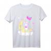 Yume Kawaii Mode T-Shirt mit Häschen auf dem Mond - Niedliches Harajuku Design für Frauen & Kinder, ideales Geschenk zu Geburtstag, Ostern & Weihnachten