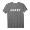Beast Workout Mode Fitnessstudio Sport Gym Power T-Shirt - Motivierende Sportbekleidung für Männer im Fitnessstudio