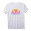 Santa Cruz California vintage retro T-Shirt – 80er Style, Surfer & Paddler Geschenk, Strand & Sonnenuntergang Motiv