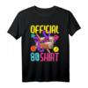 Offizielles 80er Jahre Kostüm T-Shirt für Damen & Herren – Bunte Vintage Mode für 80er Jahre Partys und Liebhaber
