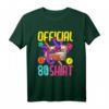 Offizielles 80er Jahre Kostüm T-Shirt für Damen & Herren – Bunte Vintage Mode für 80er Jahre Partys und Liebhaber
