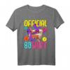 Offizielles 80er Jahre Kostüm T-Shirt für Damen & Herren – Bunte Vintage Mode für 80er Jahre Partys und Liebhaber