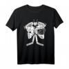 Vintage Modern Hockeytorwart T-Shirt mit Retro-Maske & Kreuzenden Stöcken - Für Hockeyfans & Torhüter