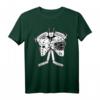 Vintage Modern Hockeytorwart T-Shirt mit Retro-Maske & Kreuzenden Stöcken - Für Hockeyfans & Torhüter