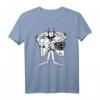 Vintage Modern Hockeytorwart T-Shirt mit Retro-Maske & Kreuzenden Stöcken - Für Hockeyfans & Torhüter
