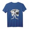 Vintage Modern Hockeytorwart T-Shirt mit Retro-Maske & Kreuzenden Stöcken - Für Hockeyfans & Torhüter