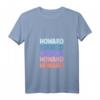 Damen Funny Modern Repeated Text Design Howard T-Shirt mit V-Ausschnitt – Trendiges, leichtes Damen T-Shirt mit Humor