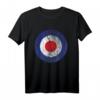 Shirt mit Zielscheibe Mod Bullseye British Target - Schießsport & RAF Roundel Design, Perfekt für Schützen & Militärfans