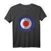 Shirt mit Zielscheibe Mod Bullseye British Target - Schießsport & RAF Roundel Design, Perfekt für Schützen & Militärfans
