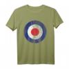 Shirt mit Zielscheibe Mod Bullseye British Target - Schießsport & RAF Roundel Design, Perfekt für Schützen & Militärfans