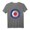 Shirt mit Zielscheibe Mod Bullseye British Target - Schießsport & RAF Roundel Design, Perfekt für Schützen & Militärfans