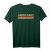 Santa Cruz California Vintage Retro Surfer T-Shirt – Perfektes Geschenk für Surfer & Paddler mit Strand- und Sonnenuntergangs-Motiv