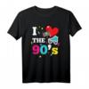 90er Party Outfit T-Shirt Kostüm Kleidung Klamotten Hits für Fasching, Karneval & Partyurlaub - Retro Mode der 90er Jahre