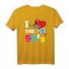 90er Party Outfit T-Shirt Kostüm Kleidung Klamotten Hits für Fasching, Karneval & Partyurlaub - Retro Mode der 90er Jahre