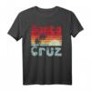Santa Cruz, Kalifornien T-Shirt im Retro 80er Jahre Stil – Vintage Surfer & Strand Motiv, Perfekt als Geschenk für Surfer & Paddler