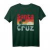 Santa Cruz, Kalifornien T-Shirt im Retro 80er Jahre Stil – Vintage Surfer & Strand Motiv, Perfekt als Geschenk für Surfer & Paddler