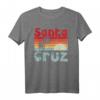 Santa Cruz, Kalifornien T-Shirt im Retro 80er Jahre Stil – Vintage Surfer & Strand Motiv, Perfekt als Geschenk für Surfer & Paddler