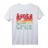 Santa Cruz, Kalifornien T-Shirt im Retro 80er Jahre Stil – Vintage Surfer & Strand Motiv, Perfekt als Geschenk für Surfer & Paddler