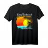 Santa Cruz California Vintage Retro T-Shirt - Surfer & Paddler Geschenk im 80er Stil mit Strandmotiv