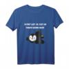 I'm not lazy I'm just on power saving mode - Lustiges Pinguin Zitat T-Shirt für Tierliebhaber & Humorfreunde