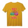 Damen Slinky 90er Girl Kleidung Kostüm Party Outfit Mode 90er T-Shirt - Perfekt für Mottopartys, Weihnachten & Geburtstage