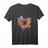 Bunte Libelle mit Spritzeffekt T-Shirt - Farbenfrohes Tiermotiv für Insekten- und Tierliebhaber, perfektes Geschenk für Kinder und Erwachsene
