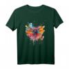Bunte Libelle mit Spritzeffekt T-Shirt - Farbenfrohes Tiermotiv für Insekten- und Tierliebhaber, perfektes Geschenk für Kinder und Erwachsene