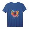 Bunte Libelle mit Spritzeffekt T-Shirt - Farbenfrohes Tiermotiv für Insekten- und Tierliebhaber, perfektes Geschenk für Kinder und Erwachsene