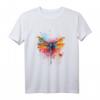 Bunte Libelle mit Spritzeffekt T-Shirt - Farbenfrohes Tiermotiv für Insekten- und Tierliebhaber, perfektes Geschenk für Kinder und Erwachsene