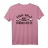 Sushi Roles Not Gender Roles - Feministisches T-Shirt für Frauen, Girl Power & Frauenrechte, Das perfekte Geschenk für Feministinnen