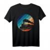 Vintage Retro Lokomotive T-Shirt für Eisenbahn- und Modellbahnliebhaber – Perfektes Geschenk für Opa, Vatertag, Weihnachten & Halloween