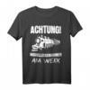 Herren Modelleisenbahn Modellbau Lokomotive Retro Geschenk T-Shirt für Eisenbahn-Fans & Modellbauer