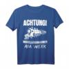 Herren Modelleisenbahn Modellbau Lokomotive Retro Geschenk T-Shirt für Eisenbahn-Fans & Modellbauer