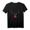 Frohe Weihnachten Rentier T-Shirt – Festliches Design mit Weihnachtsbaum, Weihnachtsmann & Rentieren für die ganze Familie