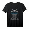 Drohne Design Pilot Modellbauer Quadrocopter Langarmshirt – Lustiges Geschenk für Drohnenfans und Quadrocopter Enthusiasten