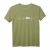Herren Herzschlag Eisenbahn T-Shirt – Lustiges Modellbahn Design für Eisenbahn- und Dampflokfans, perfekt als Geschenk für Modellbauer