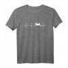 Herren Herzschlag Eisenbahn T-Shirt – Lustiges Modellbahn Design für Eisenbahn- und Dampflokfans, perfekt als Geschenk für Modellbauer